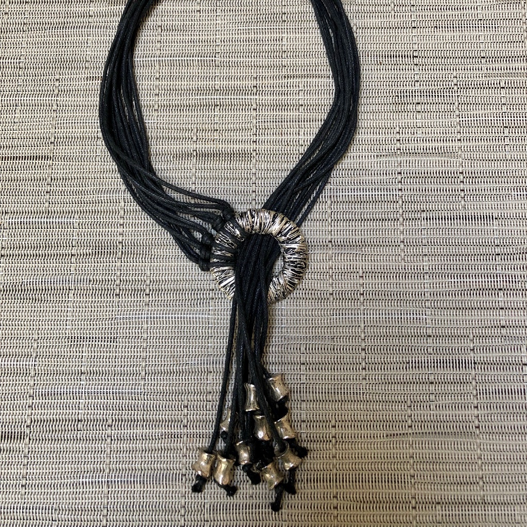 Black String Necklace